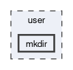 user/mkdir